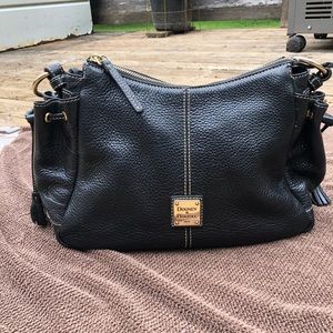 Dooney & Bourke Pebbled Leather Hobo Bag